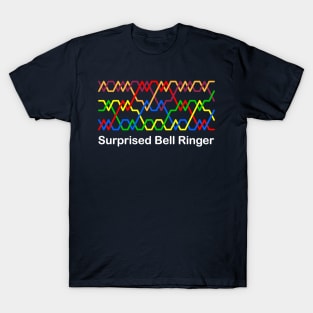 Bell Ringer Bellfast Surprise Minor Ringing Method (Dark Background) T-Shirt